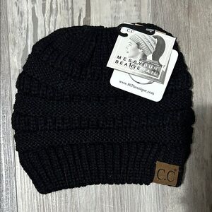 C.C Messy Bun Beanie Tail Hat